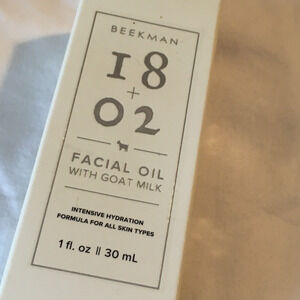 Beekman 1802 Facial Oil w/ Goat Milk Intensive Hydration For All Skin Types 1 oz